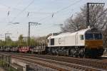 Euro Cargo Rail 247 034-2 am 9.4.11 in Duisburg-Neudorf.