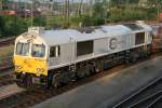 Die 247 041-7 steht abfahrbereit mit Coils in Oberhausen West am 11.07.2011