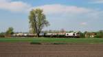 247 051 mit Güterzug vor Altötting (25.04.2014)