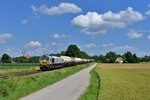 247 059 mit einem Gaskesselzug am 01.07.2016 bei Altötting. 