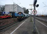 Die Class 66 513-10 von Lineas kommt aus Richtung Mönchengladbach,Herzogenrath ,Kohlscheid,Richterich,Laurensberg mit einem Kurzen Kalkleerzug aus Oberhausen-West(D) nach Hermalle-Huy(B) und