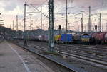 Die Class 66 266 118-9 von Railtraxx steht in Aachen-West.