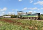 Treffen  bei Lummen, die Raildox 266 024-6 trifft hier auf den AM 80 Nr. 405 der gen Schulen fahrend zu sehen ist. 14.10.2017