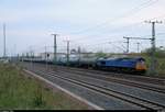 513-09 (BR 266 | Class 66) MRCE für CTL Logistics GmbH als Kesselzug fährt in Halle-Ammendorf auf der Bahnstrecke Halle–Bebra (KBS 580) Richtung Halle (Saale).