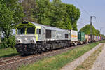 Lokomotive 266 009-0 am 24.04.2020 in Boisheim.