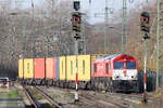 BRLL DE 6308 (266 103-1) unterwegs für Crossrail in Viersen 25.11.2020