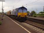 Lok 6612 ERS-Railways mit einem Gterzug in Neuwied.(13.5.07)