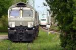 DE669 | 266 069-4 D-BRLL | Anklam | Mai 2026 | Standort Parkfl�che Hafenstrasse, Gleis macht einen Bogen 