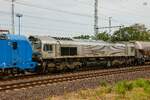 RheinCargo DE670 (266 070) in Magdeburg Hbf, Juni 2023.