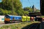 NEO LOX 266 005 am Schluss des Belastungszuges in Wuppertal, Juli 2026.