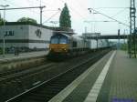 6612 mit Containerzug in Peine am 15.05.2008