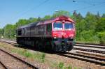 DE 62 der HGK auf dem Weg nach Donauwrth kurz vor dem Abzweig nach Dillingen/Donau. Festgehalten am 06.06.08 in Neuoffingen.