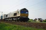 Lok 6605 der ERS Railways mit Containerzug nach Seelze aufgenommen bei Gmmer am 15.04.2009.