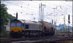 Class 66 der DLC bei der Ausfahrt von Aachen West 21.6.2009