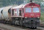 Die DE62 der HGK durchfhrt Kln West am 02.08.2009 mit einem kurzen Gz