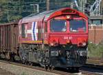 DE61 der HGK bei der Durchfahrt mit gemischtem Gz.