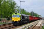 Eichwalde am 01.05.2010, 92507 mit Captrain 653-08 nach Storkow