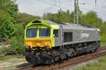 Eine CLASS 66 von Captrain am 16.05.2010 in Wesel