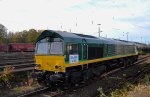 Class 66 ( V 265 )der Rurtalbahn / ASCENDOS 1266 005-8 D-RTB am 29.10.10 abgestellt in Aachen West.