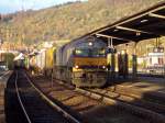 Ers 6609 durchfhrt mit einem Gz Weinheim am 18.11.2005 der lokfhrer grte mich mit einem Piff! 