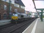 DE6301 der DLC mit Verladekontainern in Worms.