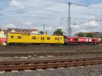 708 332-2 und DE 670 (266 070-2) der HGK stehen am 06. Juli 2012 in Bamberg abgestellt.