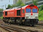  Griet  von Crossrail (DE 6310) rangiert am  13.07.2012 in Aachen West.