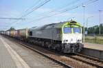 Captrain PB05 6609 mit Containerzug in Bahnhof Antwerpen-Luchtbal am 11.08.2012   