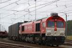 Crossrail DE 6314  Hanna  am 14.7.12 mit einem Containerzug abfahrbereit im Hafen Zeebrgge.