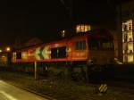 DE668 der HGK am Abend des 15.10.06 in Worms Hbf.