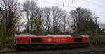 Die Class 66 DE6312  Alix  von Crossrail steht abgestellt in Aachen-West.