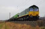 DE 63 (266 063-7) RHC/ HGK bei Reundorf am 11.02.2015.