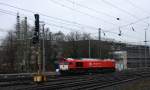 Die Class 66 DE6308  Anja  von Crossrail rangiert in Aachen-West.