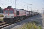 Crossrail CE6312 mit einem Containerzug aufgenommen 01.08.2015 im Bahnhof Antwerpen-Luchtbal