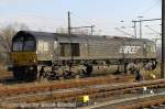 Diese Class 66 wurde am 26.2.2007 in Pirna abgestellt. Es ist die ERSR 6616 von MRCE.