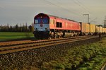 1266 018-1 der Crossrail kommt mit einem MSC Kastelzug bei Wickrath gen Rheydt gefahren. Dienstag den 29.3.2016