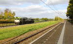 Die Class 66 6609/PB05 von Captrain kommt als Lokzug aus Sittard(NL) nach Geleen-Lutterade(NL) und fährt in Geleen-Lutterade(NL) ein.