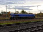 Beacon Rail Leasing PB 18, Class 66, 266 022-3 ( 9280 1266 022-3 D-BRLL ) beim umsetzen in Gera am 1.11.2020