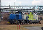 271 014 und 650 093 geniessen am 05.03.17 ihre Sonntagsruhe im Chemiepark Bitterfeld.