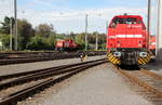 DH717 von Rheincargo kommt von einer Lokmittfahrt bei der Tag der Offenen Tür bei Rheincargo in Brühl-Vochem.