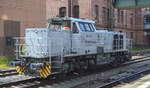 RheinCargo mit ihrer  DE 709  (NVR:  92 80 1271 041-6 D-RHC ) bei Rangierarbeiten am 25.06.20 Bf. Hamburg-Harburg. 