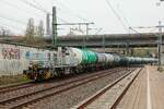 hrs 271 024-2 G1000BB mit Kesselzug in Hamburg Harburg, April 2026.