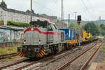 KAF 271 006-9 mit Hering Bahnbauzug in Wuppertal, Juli 2026.