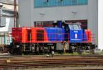 MaK 1000 BB (Vossloh G 1000 BB) der HGK, Lok-Nr. DH 50,  in Brhl-Vochem - 25.08.2011