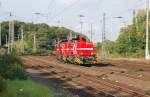 Die beiden Loks DH716  271 036-6  und DH717  271 037-4  der HGK rollen am 15.09.2012 durch Kln-West in Richtung Deutz.