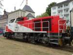 Vossloh G1000 BB (HFM D2) am 28.06.14 in Frankfurt am Main Eiserner Steg 