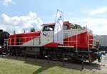 HFM Vossloh G1000 BB D2 (92 80 1271 027-5 D-HFM) am 17.07.16 beim Osthafen Festival 2016 in Frankfurt