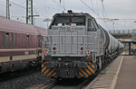 Vossloh DH 708 der RheinCargo @ Gross Gerau am 01.10.2016