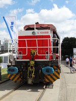 HFM Vossloh G1000 BB D2 (92 80 1271 027-5 D-HFM) am 17.07.16 beim Osthafen Festival 2016 in Frankfurt