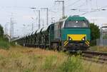 272 204 D-CLR und Enercon Wagen am 18.08.2021 Anklam durch nach Süden